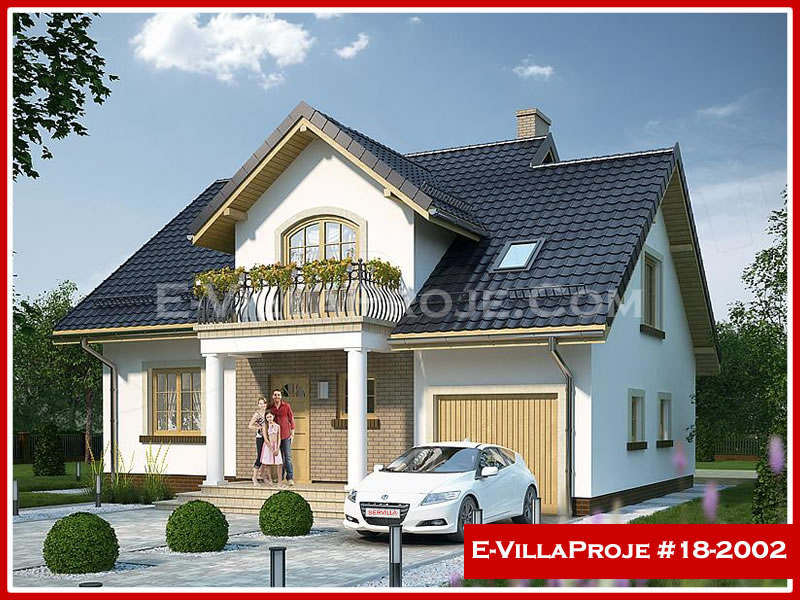 İncesu, Kayseri Ev Villa Proje #18 - 2002 Anahtar Teslim Çelik Villa