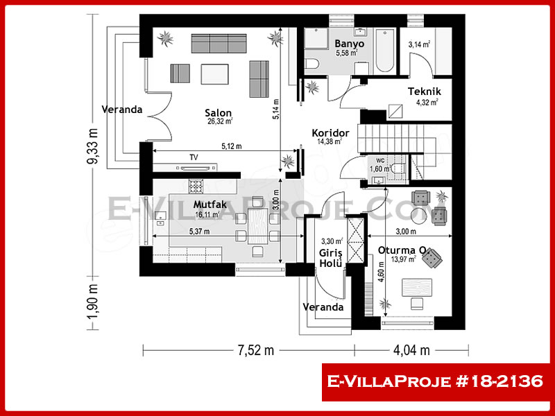 Ev Villa Proje #18 - 2136 Detay 2