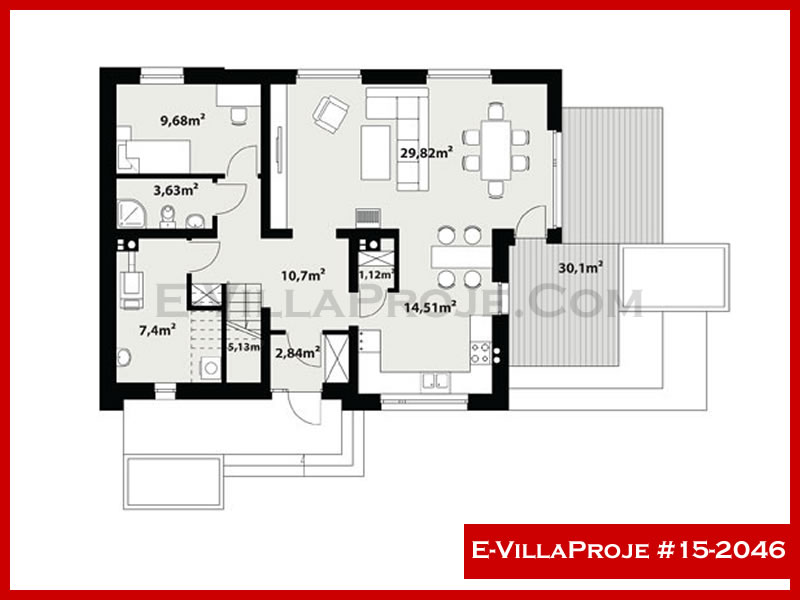 Ev Villa Proje #15 - 2046 Detay 2