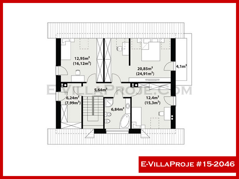 Ev Villa Proje #15 - 2046 Detay 3