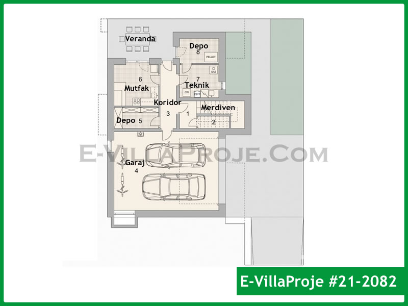 Ev Villa Proje #21 - 2082 Detay 4