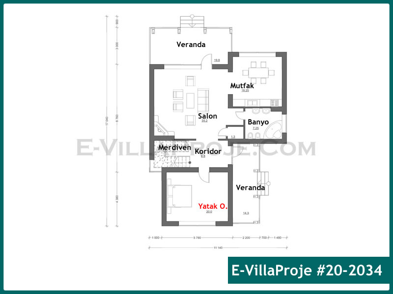 Ev Villa Proje #20 - 2034 Detay 2