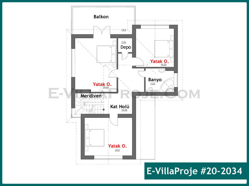 Ev Villa Proje #20 - 2034 Detay 3
