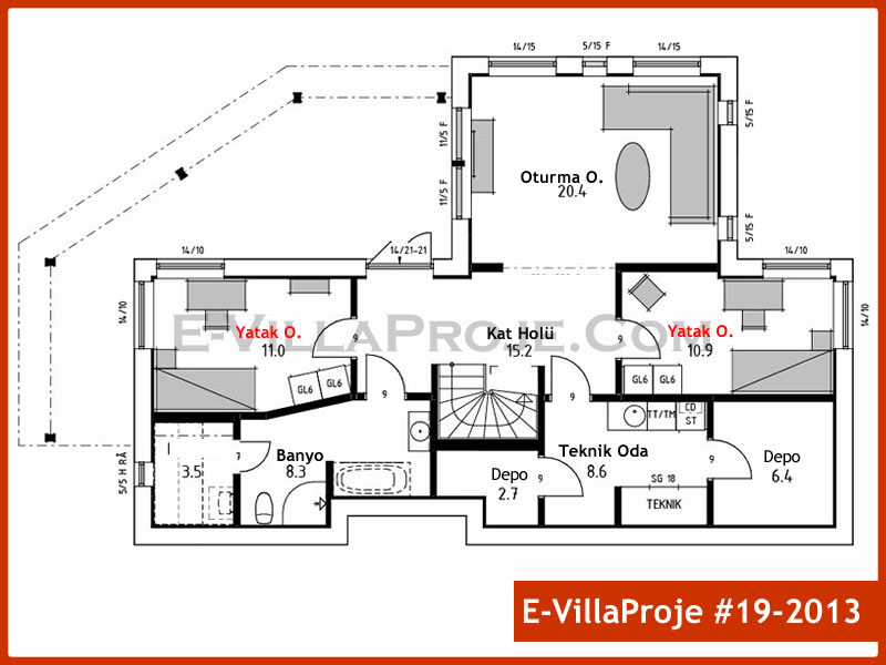 Ev Villa Proje #19 - 2013 Detay 12