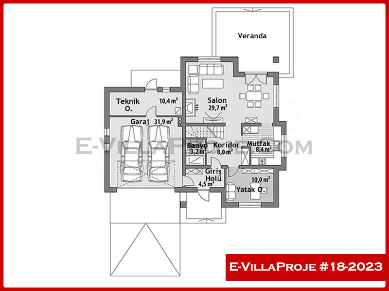 Ev Villa Proje #18 - 2023 Detay 2