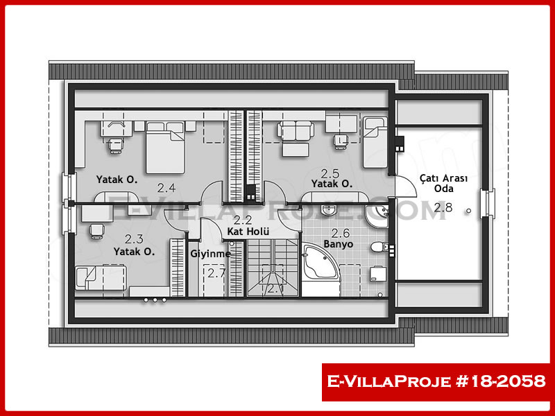 Ev Villa Proje #18 - 2058 Detay 3