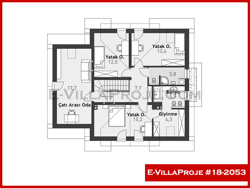 Ev Villa Proje #18 - 2053 Detay 3