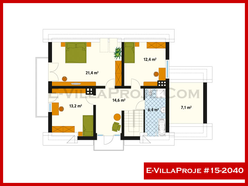 Ev Villa Proje #15 - 2040 Detay 3