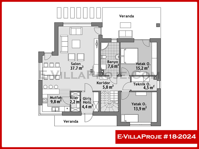 Ev Villa Proje #18 - 2024 Detay 2