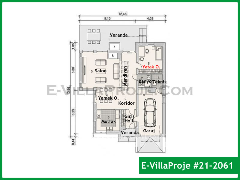 Ev Villa Proje #21 - 2061 Detay 2