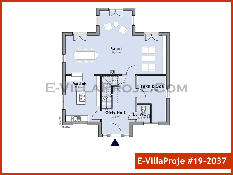 Ev Villa Proje #19 - 2037 Detay 2