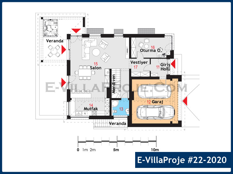 Ev Villa Proje #22 - 2020 Detay 2
