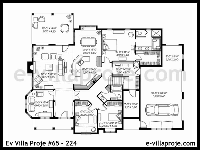 Ev Villa Proje #65 - 224 Detay 2