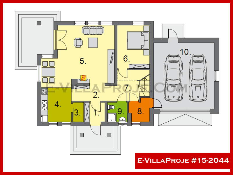 Ev Villa Proje #15 - 2044 Detay 2