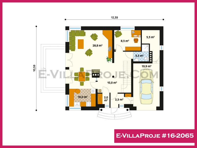 Ev Villa Proje #16 - 2065 Detay 2