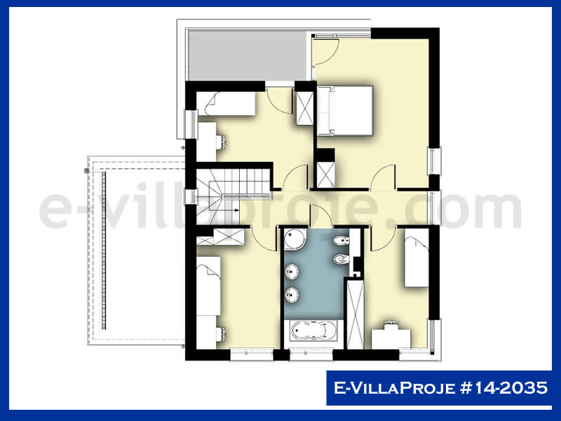 Ev Villa Proje #14 - 2035 Detay 3