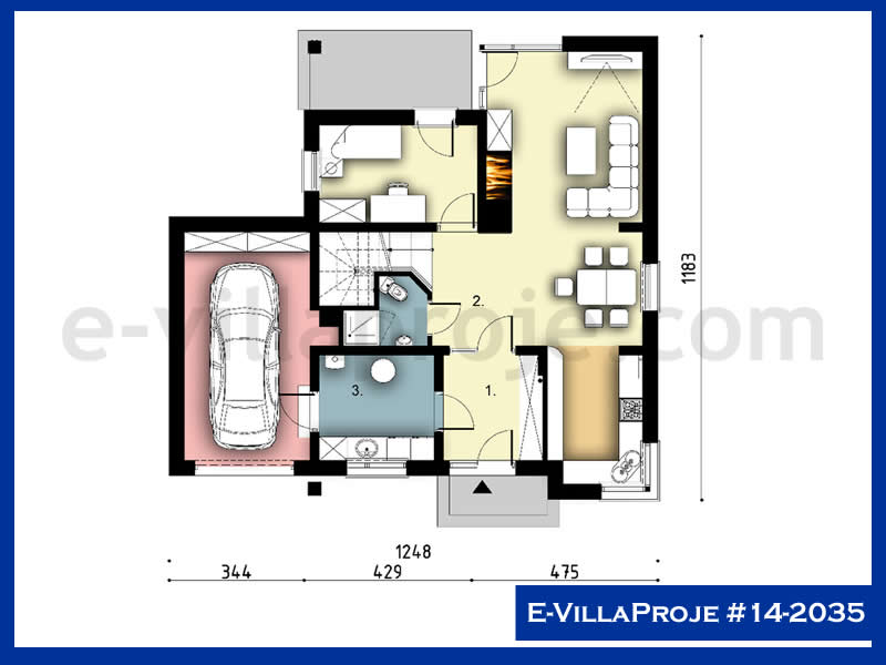 Ev Villa Proje #14 - 2035 Detay 2