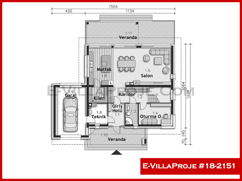 Ev Villa Proje #18 - 2151 Detay 2