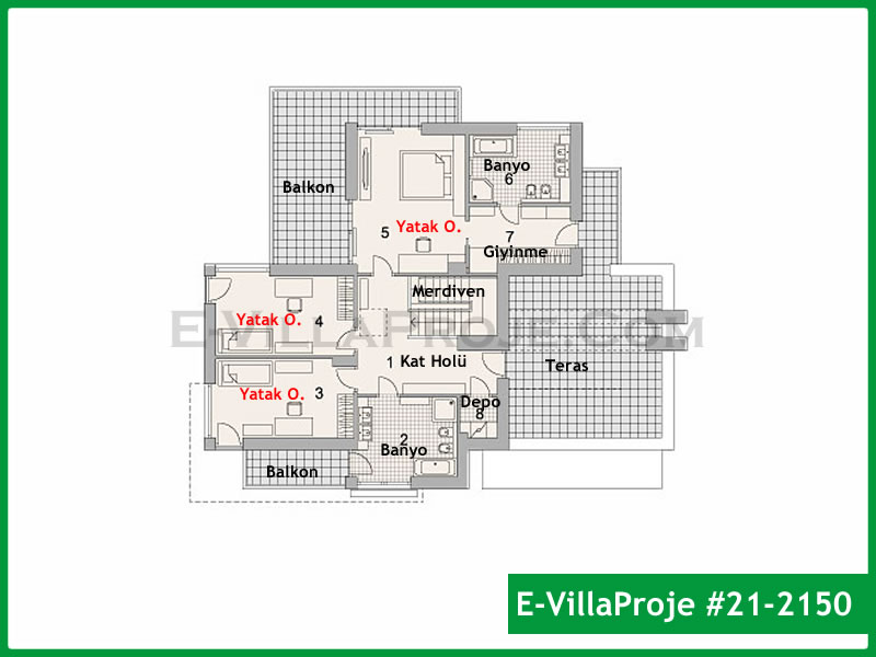 Ev Villa Proje #21 - 2150 Detay 3