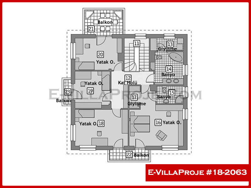 Ev Villa Proje #18 - 2063 Detay 3