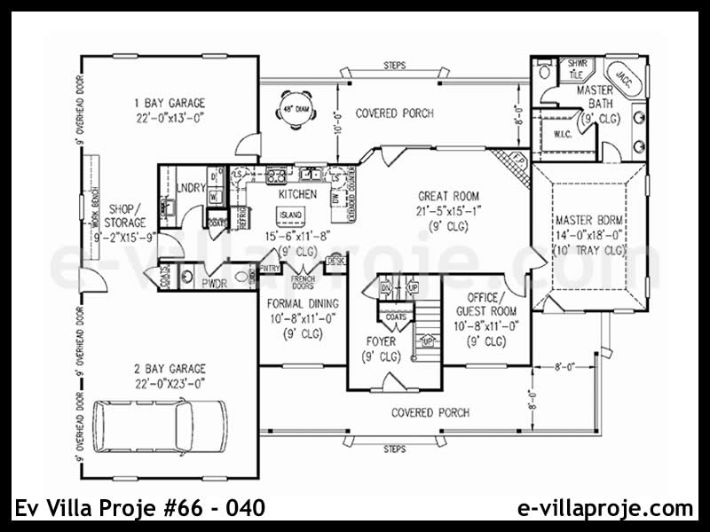 Ev Villa Proje #66 - 040 Detay 2