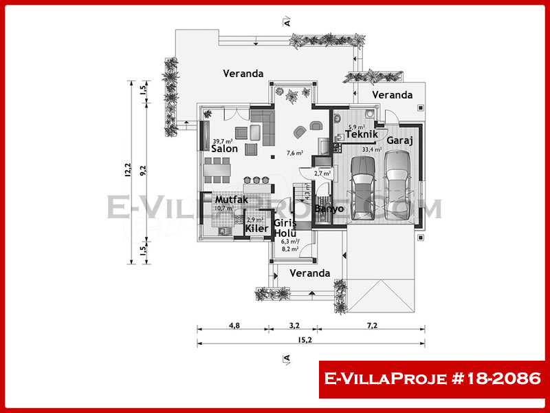 Ev Villa Proje #18 - 2086 Detay 2