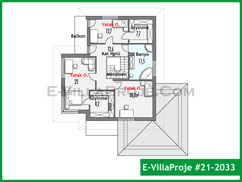 Ev Villa Proje #21 - 2033 Detay 3
