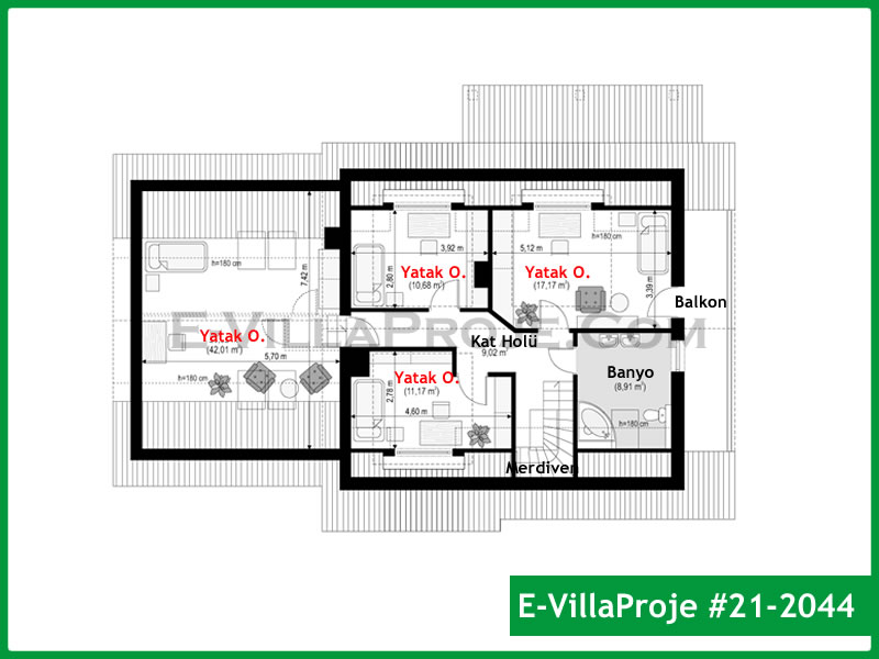 Ev Villa Proje #21 - 2044 Detay 3
