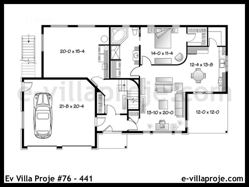 Ev Villa Proje #76 - 441 Detay 2