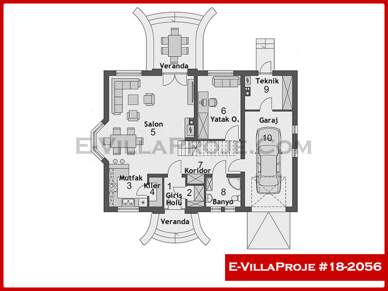 Ev Villa Proje #18 - 2056 Detay 2