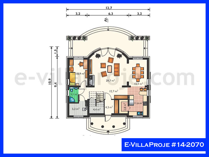Ev Villa Proje #14 - 2070 Detay 2