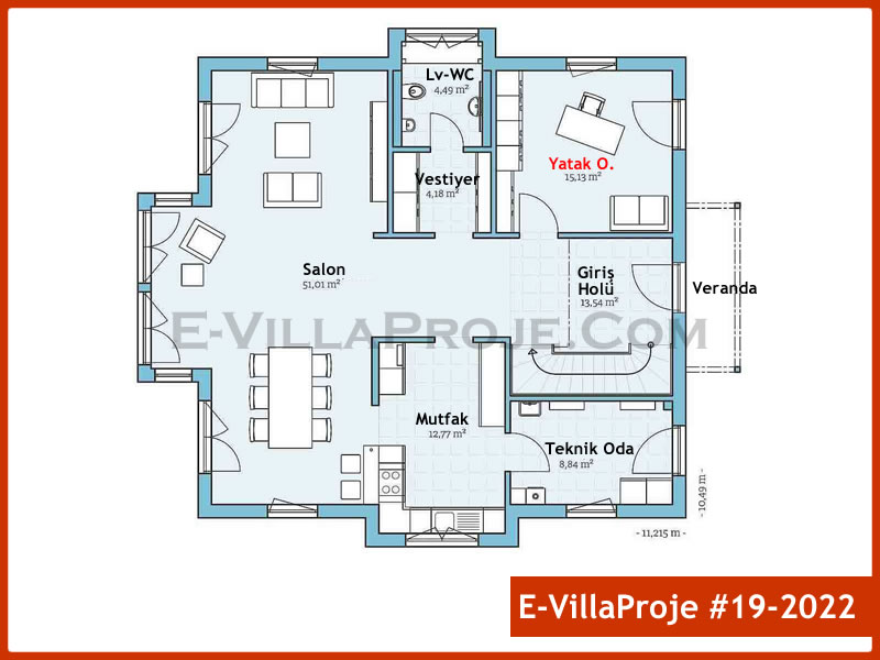 Ev Villa Proje #19 - 2022 Detay 2