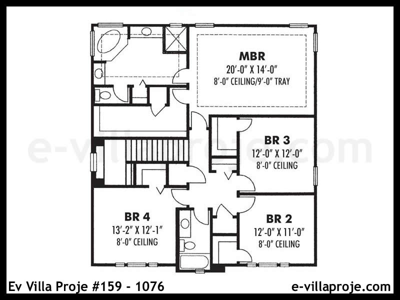 Ev Villa Proje #159 - 1076 Detay 3