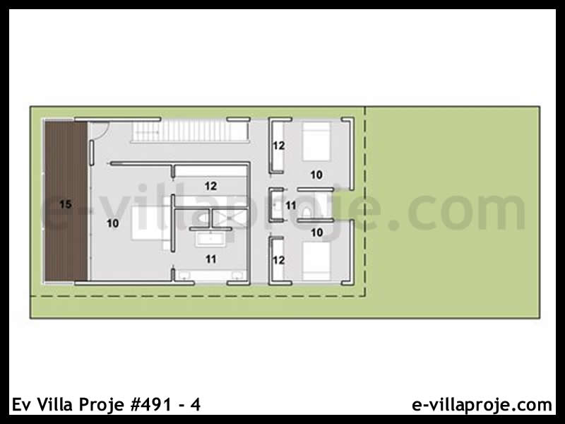 Ev Villa Proje #491 - 4 Detay 3