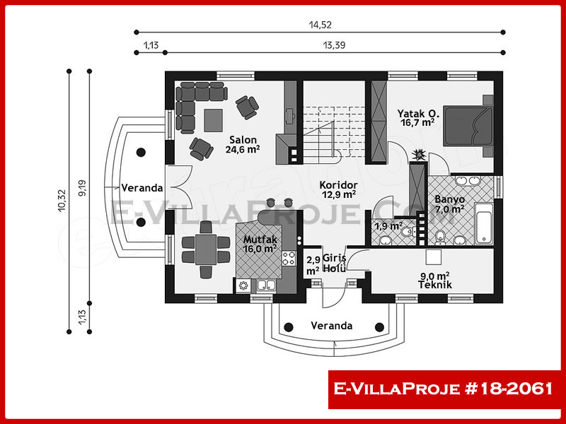 Ev Villa Proje #18 - 2061 Detay 2