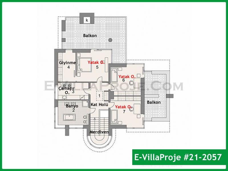 Ev Villa Proje #21 - 2057 Detay 3