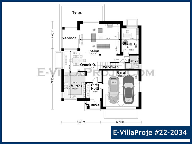 Ev Villa Proje #22 - 2034 Detay 2