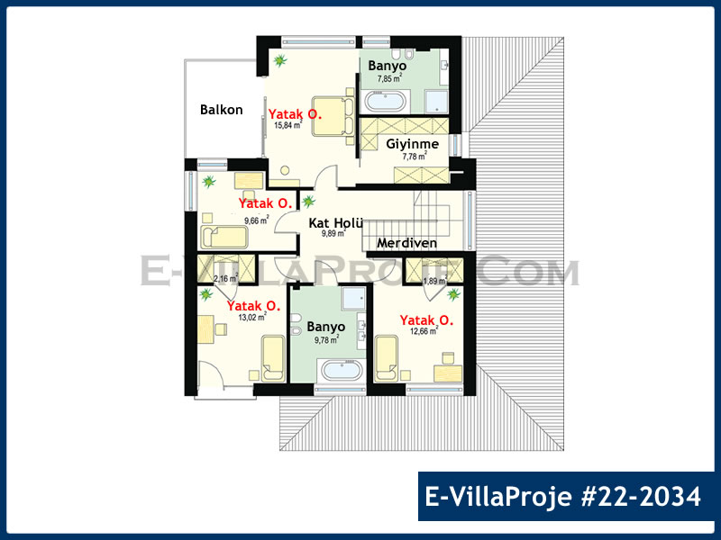 Ev Villa Proje #22 - 2034 Detay 3