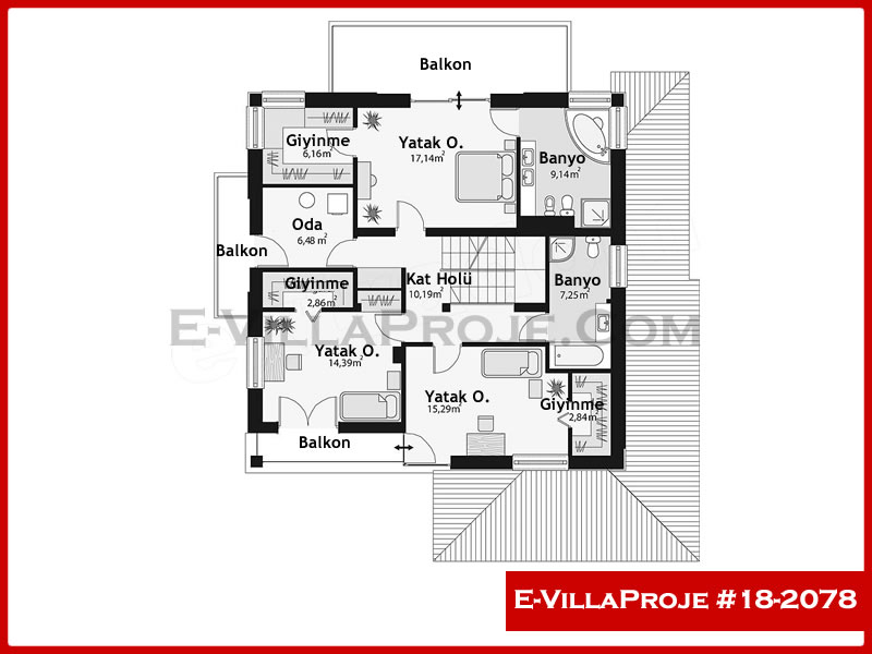Ev Villa Proje #18 - 2078 Detay 3