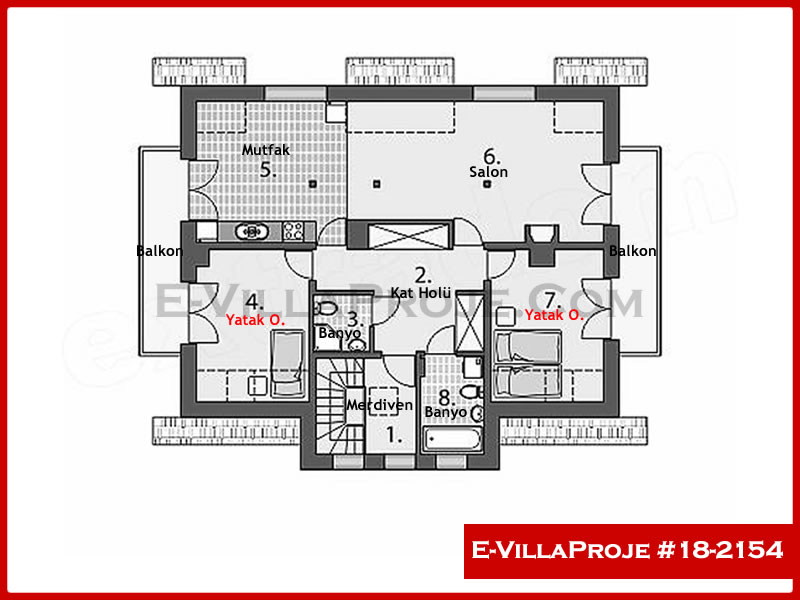 Ev Villa Proje #18 - 2154 Detay 3