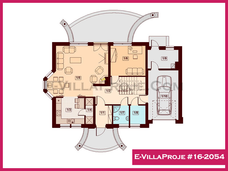 Ev Villa Proje #16 - 2054 Detay 2