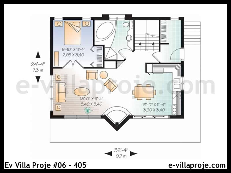 Ev Villa Proje #06 - 405 Detay 2