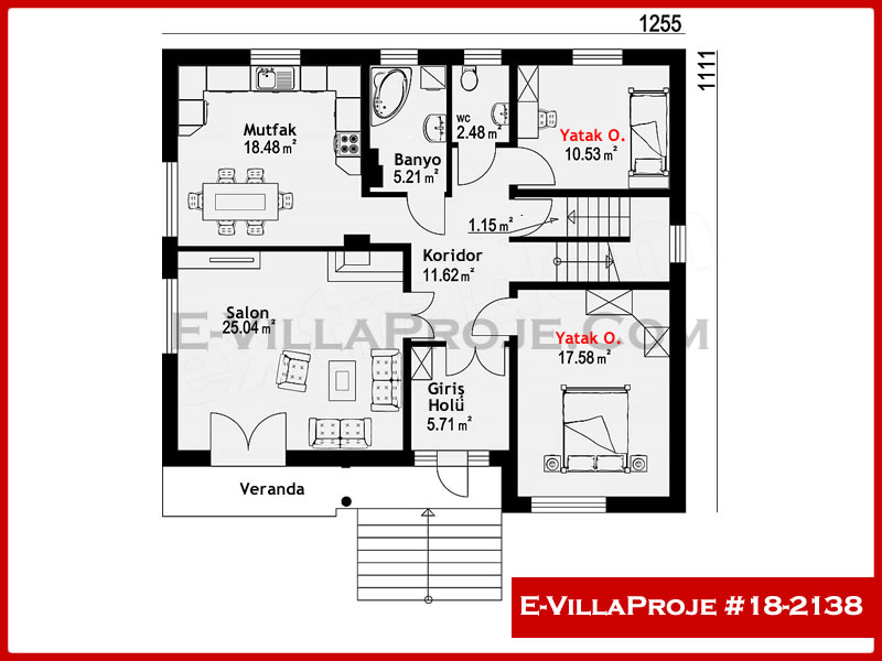 Ev Villa Proje #18 - 2138 Detay 2