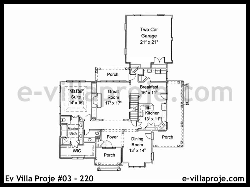 Ev Villa Proje #03 - 220 Detay 2