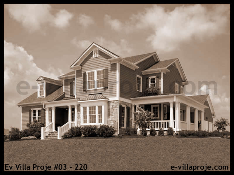 Ev Villa Proje #03 - 220 Detay 4
