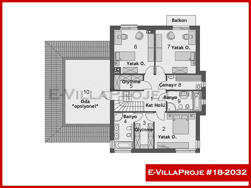 Ev Villa Proje #18 - 2032 Detay 3