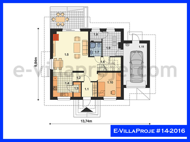 Ev Villa Proje #14 - 2016 Detay 2