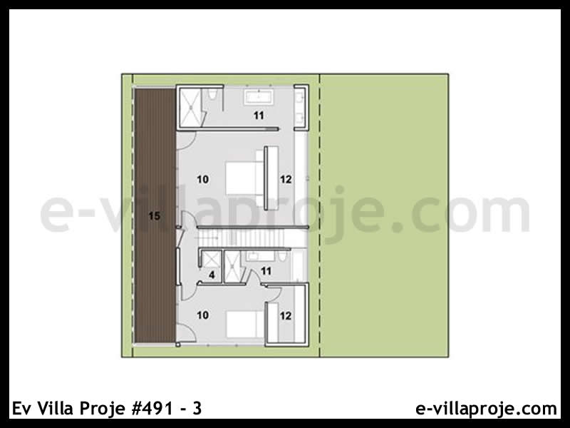 Ev Villa Proje #491 - 3 Detay 3