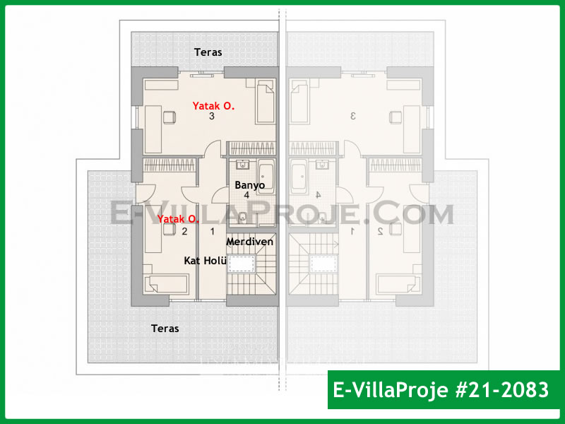 Ev Villa Proje #21 - 2083 Detay 3