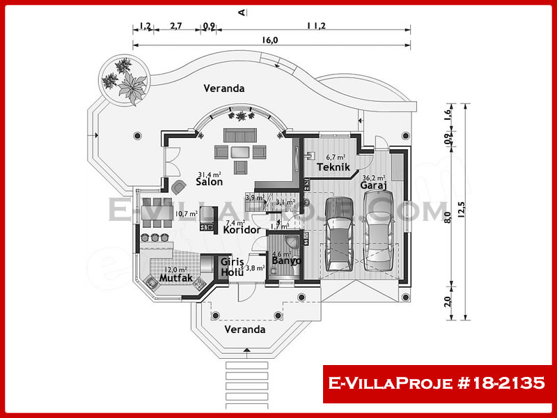 Ev Villa Proje #18 - 2135 Detay 2